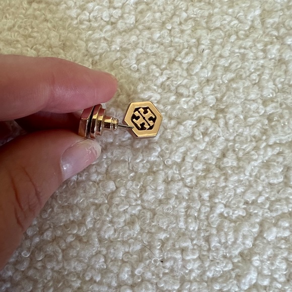 Tory Burch Jewelry - Gold/rose gold authentic Tory Burch studs